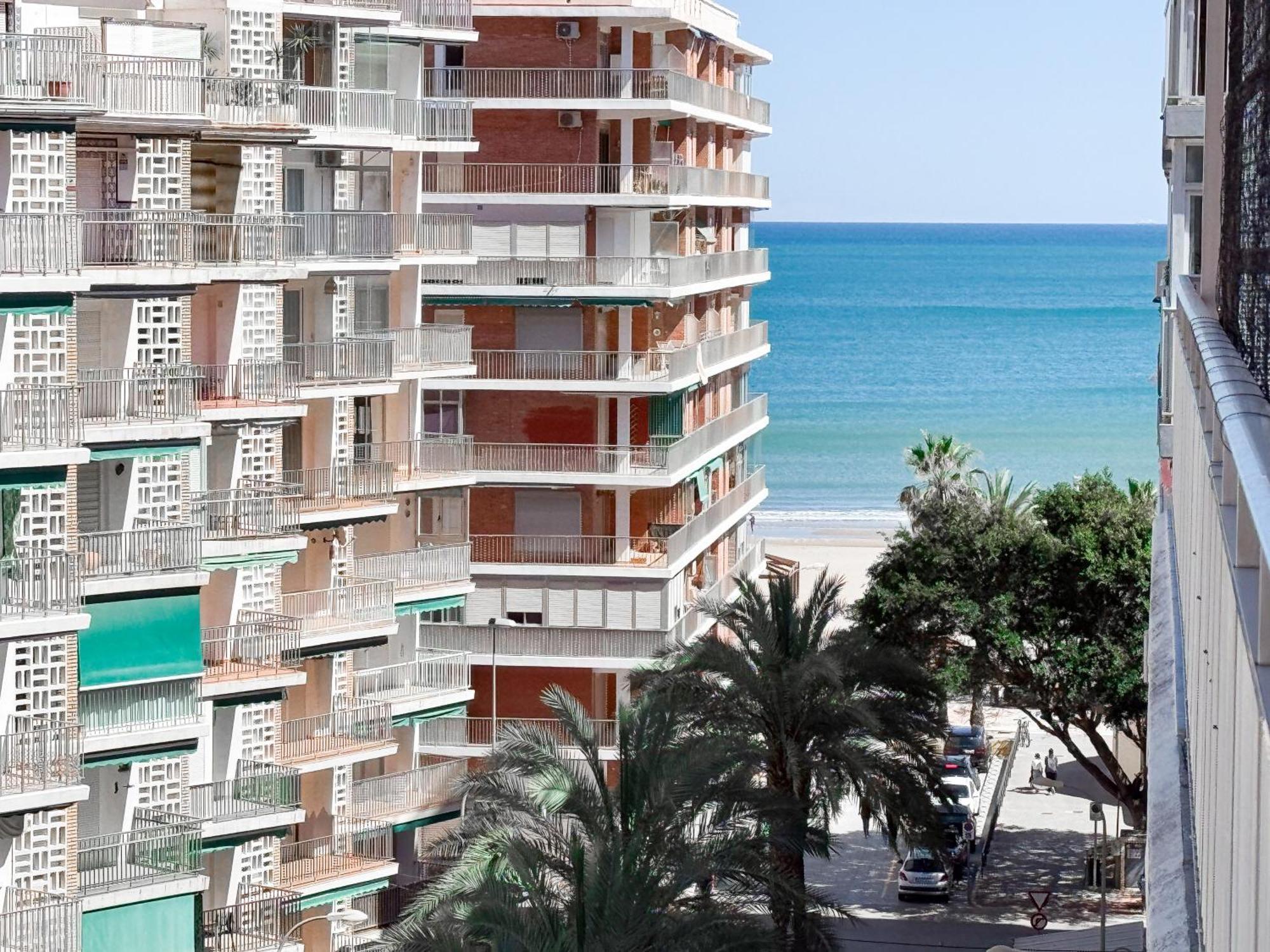 Apartamento Nuevo, A 50 Metros De La Playa Y Con Vistas Al Mar Cullera Exterior foto